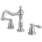 Kingston Brass KS1971AL 8" Widespread Bathroom Faucet, Polished Chrome KS1971AL - alternate 1